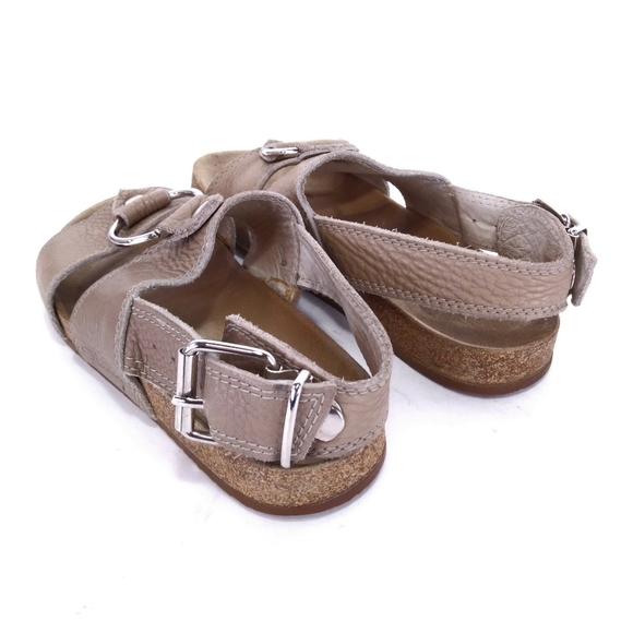 John Fluevog Mocha Leather Sandals - Picture 10 of 13